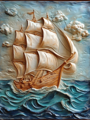 Denizde Bir Yelkenli