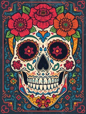Floral Skull